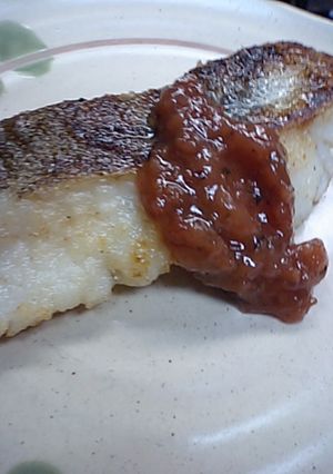鰆の梅肉ソース-レシピのメイン写真