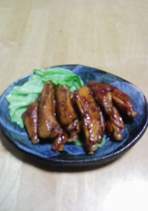 手羽中の甘辛煮♪-レシピのメイン写真