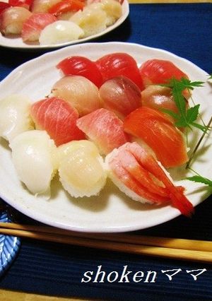 *おうちで!にぎり鮨♪*-レシピのメイン写真