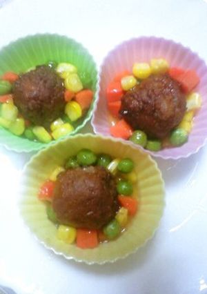 中華名菜　甘酢肉団子のホイル焼き-レシピのメイン写真