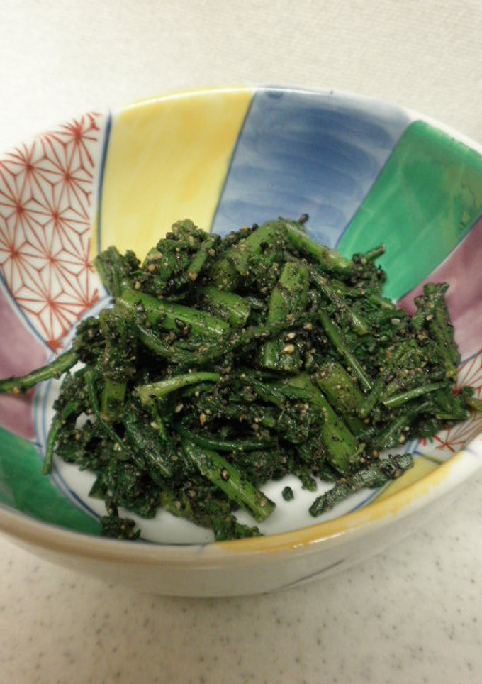 これからの季節に❤春菊の胡麻和え-レシピのメイン写真