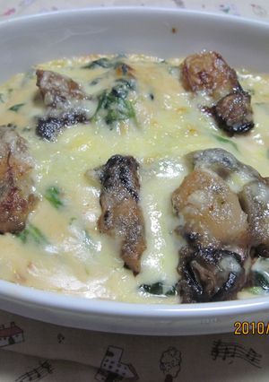 コク旨！牡蠣と豆腐の味噌クリームグラタン-レシピのメイン写真