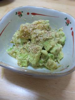 美味☆アボカドの和風マヨごま和え-レシピのメイン写真