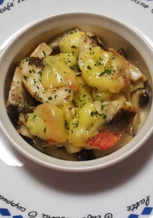 白身魚ときのこのチーズ焼き-レシピのメイン写真