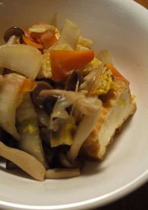 長ねぎ風味きのこと白菜の野菜炒め☆-レシピのメイン写真