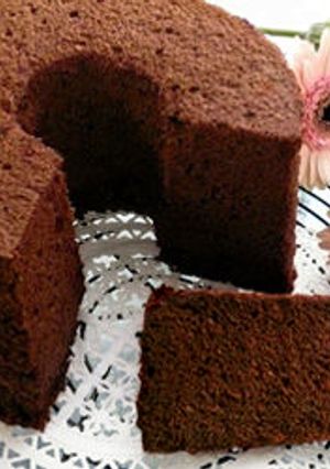 軽くて濃厚＊ココア＆チョコレートシフォン-レシピのメイン写真