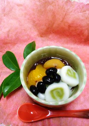 抹茶でうず巻きだんご-レシピのメイン写真