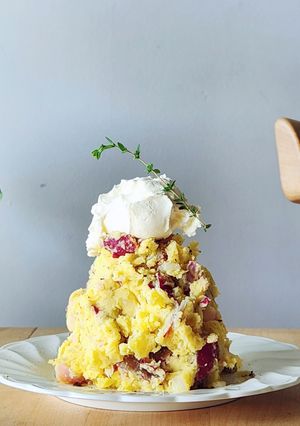 家族絶賛☆さつま芋サラダ☆クリチでデリ風-レシピのメイン写真