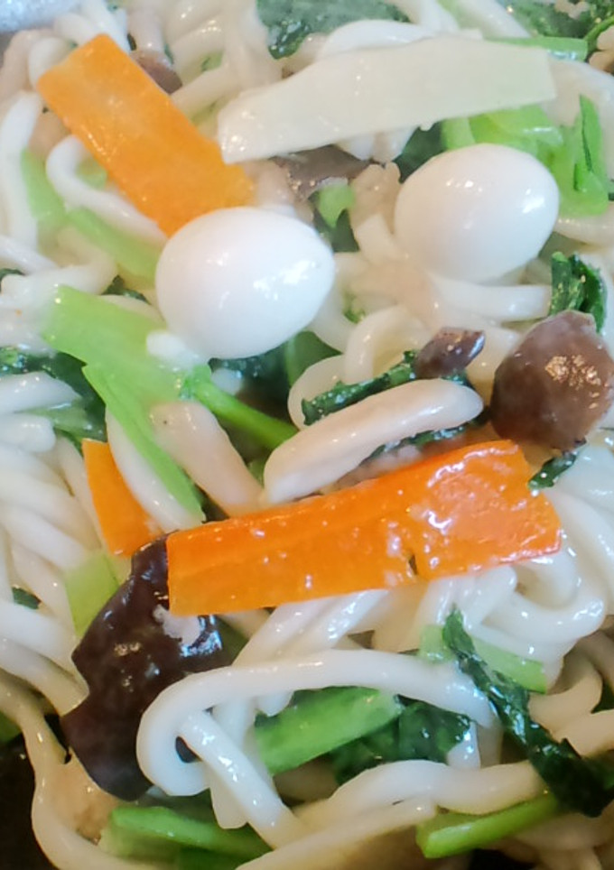 簡単八宝菜のつるつる焼うどん～♪-レシピのメイン写真