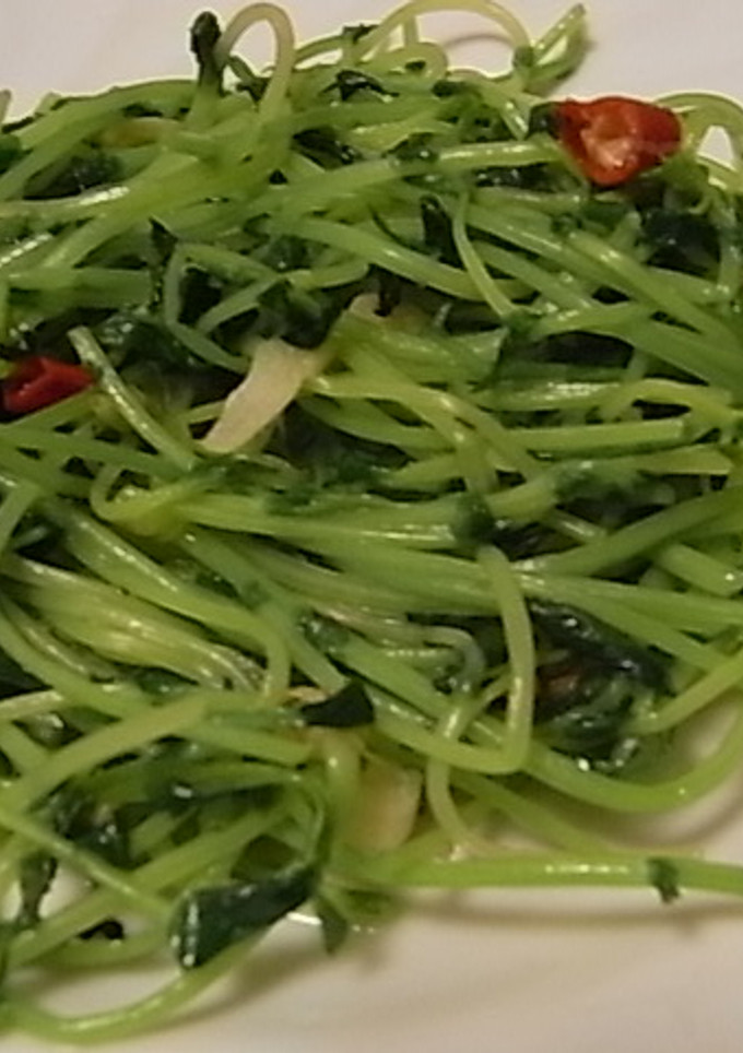 簡単中華の定番！！豆苗炒め-レシピのメイン写真