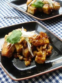 豆腐とくるみの甘辛炒め-レシピのメイン写真