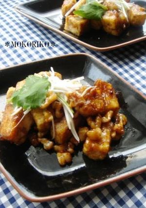 豆腐とくるみの甘辛炒め-レシピのメイン写真