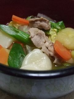簡単!野菜たっぷり すいとん-レシピのメイン写真