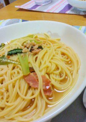 お子様向け辛くないオイルソースパスタ-レシピのメイン写真