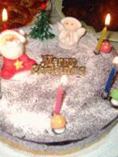 クリスマスケーキ( ̄¬ ̄ ♪-レシピのメイン写真