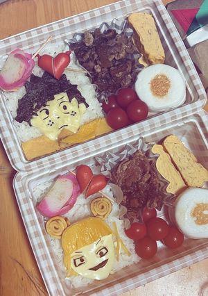 自己満　ヒロアカのキャラ弁-レシピのメイン写真