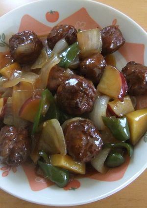 ほっくり甘酢あん肉だんご♪-レシピのメイン写真