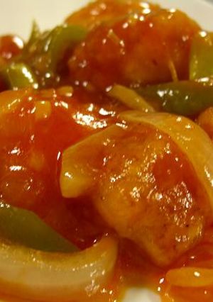 鶏むね肉で酢豚風-レシピのメイン写真