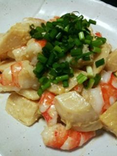 海老とたけのこの味噌マヨ炒め-レシピのメイン写真
