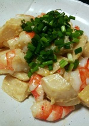 海老とたけのこの味噌マヨ炒め-レシピのメイン写真