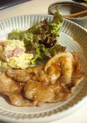 うま酢タレ使用の 豚肉焼き-レシピのメイン写真