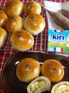 クリームチーズとサツマイモのパン-レシピのメイン写真