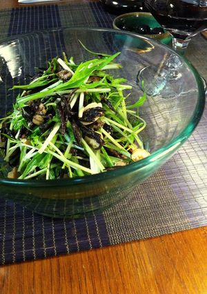 ひじきと水菜の梅風味サラダ-レシピのメイン写真
