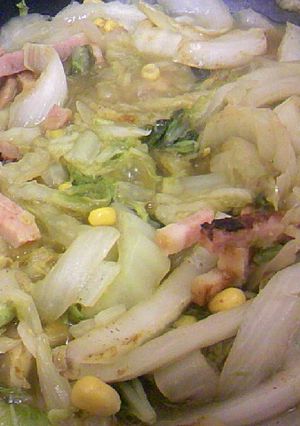 ベーコンとコーンと白菜のカレー煮-レシピのメイン写真