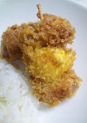 お弁当にも☆ウインナーとうずら串揚げ-レシピのメイン写真