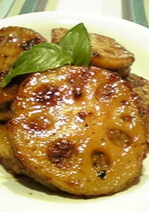 簡単！おいしい！れんこんのはさみ焼き♪-レシピのメイン写真