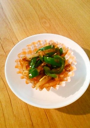 お弁当に＊もやしとピーマンのおかか炒め-レシピのメイン写真