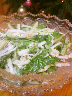 ☺水菜と大根のお手軽サラダ☺-レシピのメイン写真