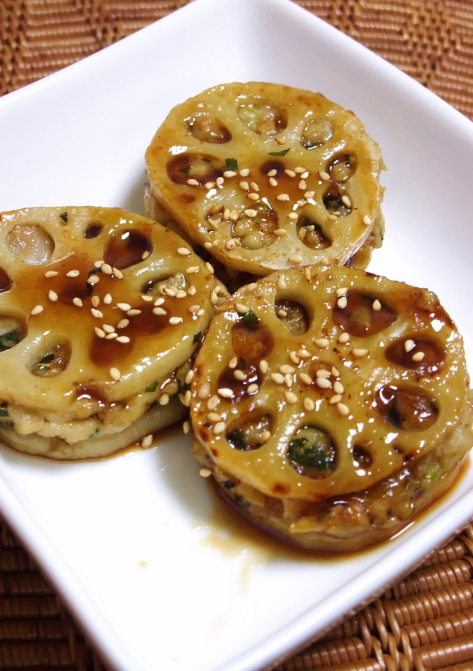 だまされた？！照り焼きレンコンの挟み焼き-レシピのメイン写真