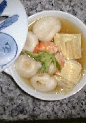 ☆湯葉と丸麩と海老のお鉢物☆＜簡単♪＞-レシピのメイン写真