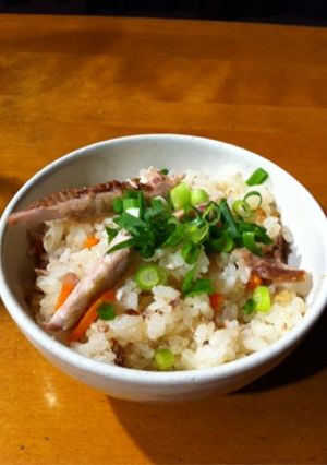 旬!焼きサンマの炊き込みご飯-レシピのメイン写真