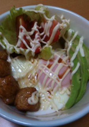 超簡単ロコモコ風丼☆～主婦の一人ランチ～-レシピのメイン写真