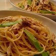 粒マスタードクリームのパスタ