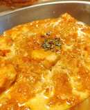 冷凍トマトと鶏肉のトマトカレー