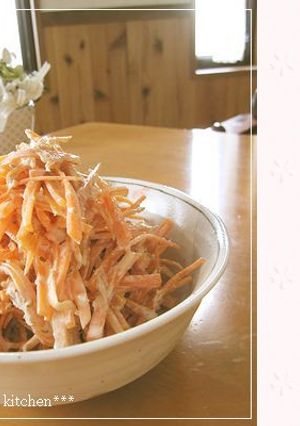 手軽で副菜にピッタリ☆ニンジンサラダ♪-レシピのメイン写真