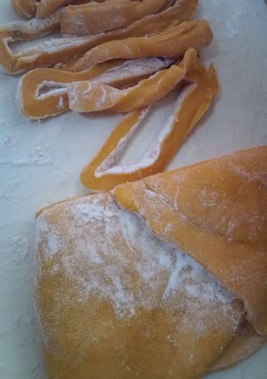 かぼちゃパスタ生地-レシピのメイン写真