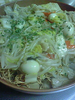 中華名菜・八宝菜 DE かた焼きソバ -レシピのメイン写真