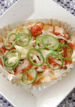 レンジで簡単もちＰＩＺＺＡ-レシピのメイン写真