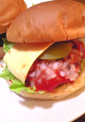 お家で美味しいチーズバーガー-レシピのメイン写真