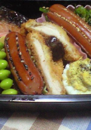 お弁当に♥おめかしごまラインウィンナー-レシピのメイン写真