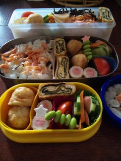 お弁当に!ウインナーちくわ&のり卵焼き-レシピのメイン写真