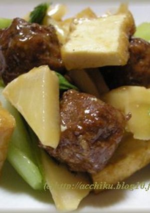 甘酢肉だんごをボリュームアップ♪-レシピのメイン写真