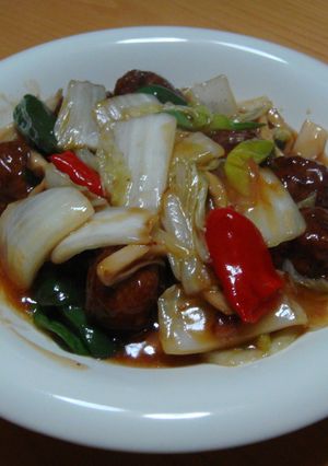 玉ねぎなくてもおいしく肉団子-レシピのメイン写真