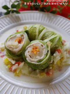 ルクエで♪白菜ロールのクリーム煮-レシピのメイン写真