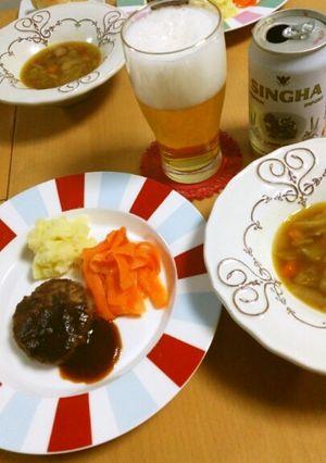 我が家の定番☆簡単ハンバーグ☆-レシピのメイン写真