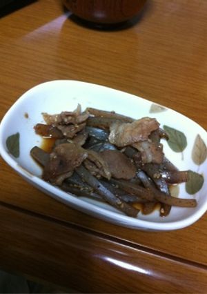 ♥こんにゃくのきんぴら♥-レシピのメイン写真